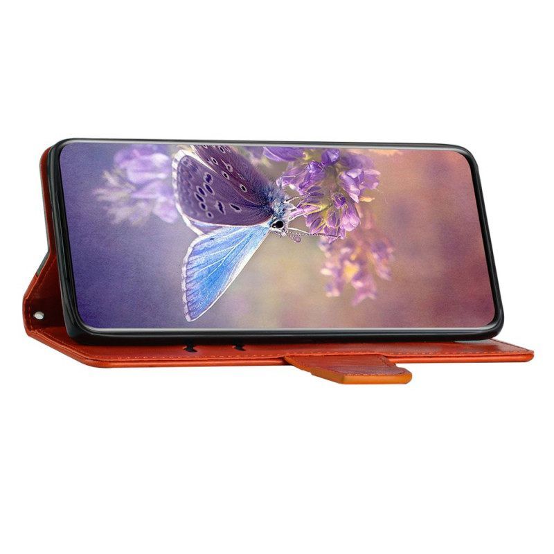 Κάλυμμα Samsung Galaxy A13 με κορδονι Δίχρωμη Πεταλούδα Με Λουράκι